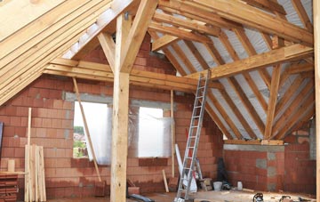 Haddenham End Field attic trusses
